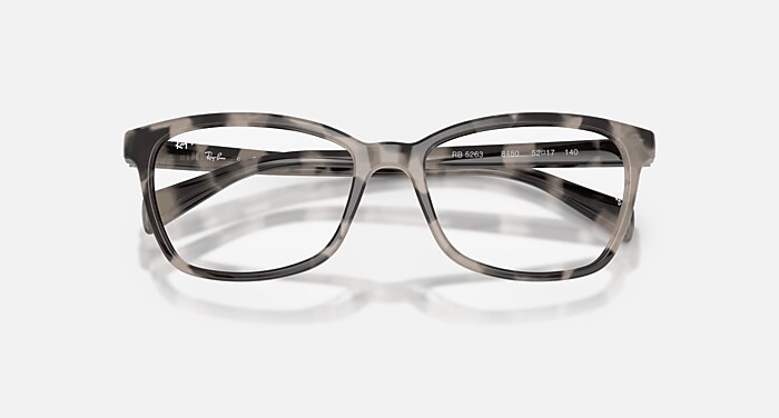 RB5362 OPTICS Eyeglasses with Opal Grey Havana Frame  display picture 3