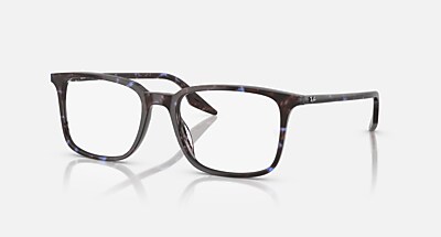 RB5421 OPTICS メガネ トランスペアレントブラック と クリア (55-19