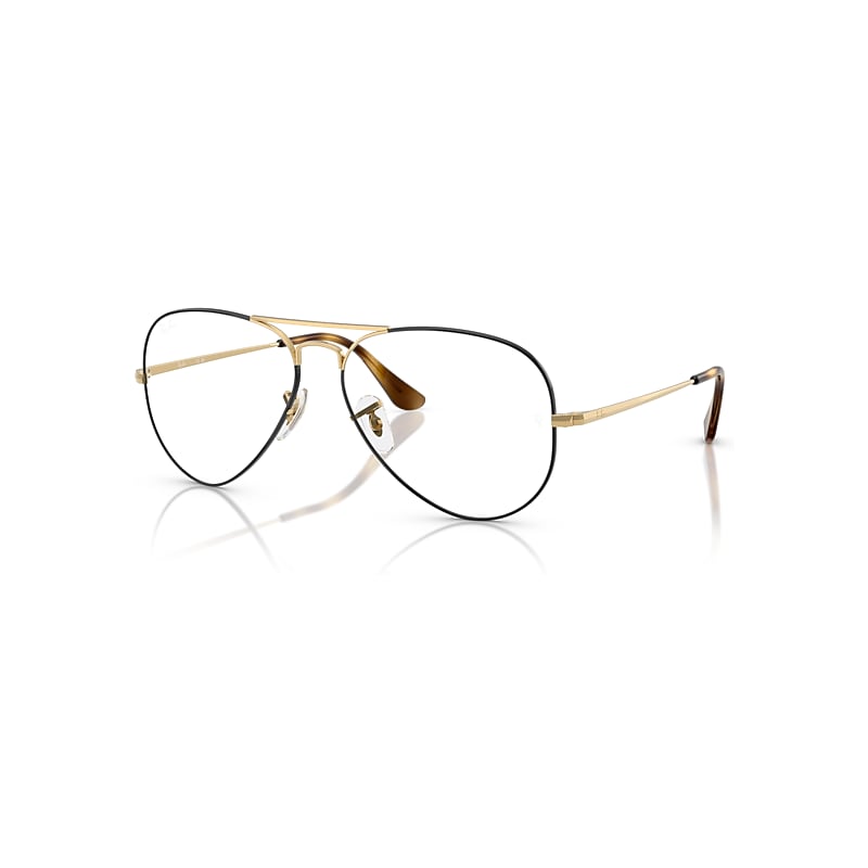 Ray-Ban Eyeglasses  Aviator Optics - Arista Frame Clear Lenses Polarized 58-14, RB6489