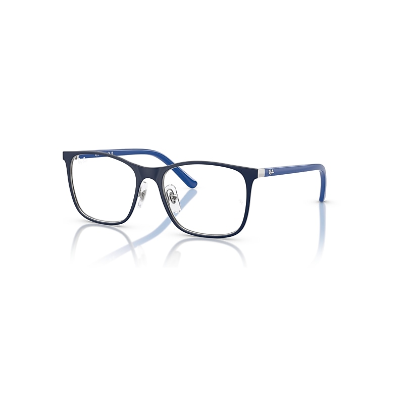 Ray - Ban Transparent Kid Ry9551v 4094 Optical Frames Child Metal Blue Squared Normal - Image 2