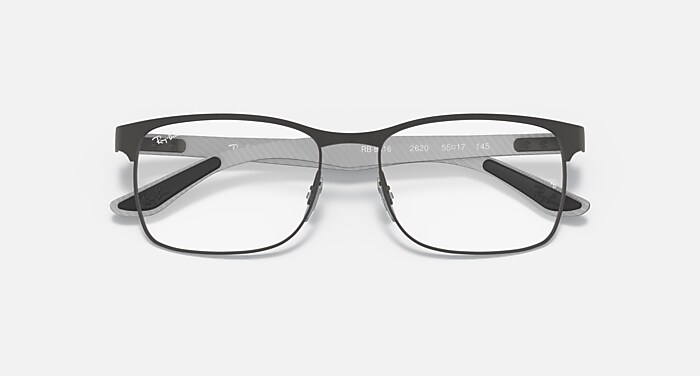 RB8416 OPTICS Polarized Eyeglasses with Gunmetal and Clear (55-17