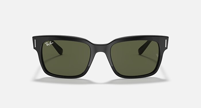 JEFFREY Sunglasses in Black and G-15 Green (55-20) - RB2190 | Ray