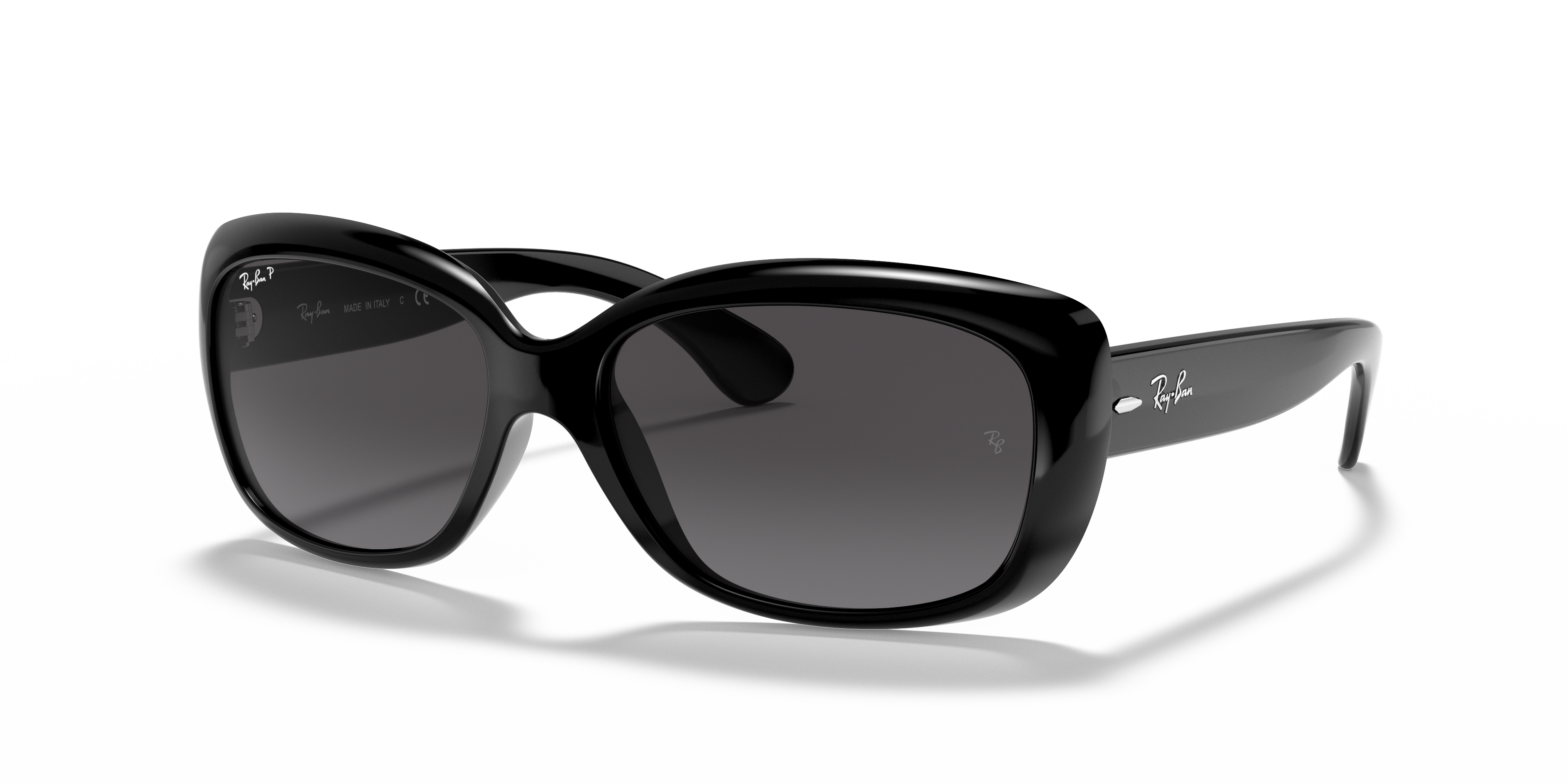 JACKIE OHH Sunglasses in Black and Grey Polarized - RB4101 | Ray