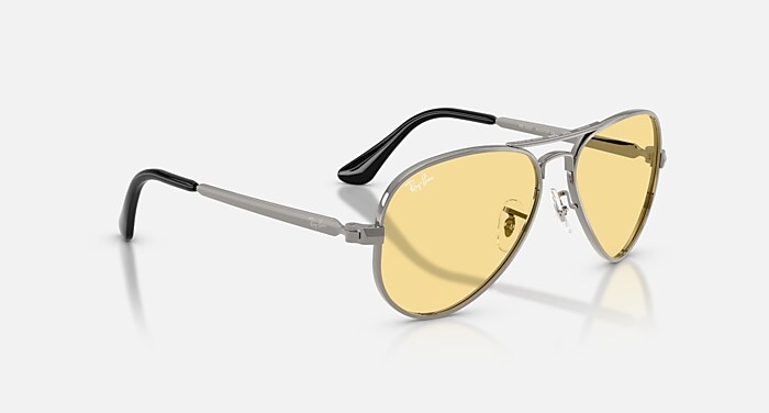 AVIATOR MAX SUMMER CAPSULE サングラス ガンメタル と イエロー (58