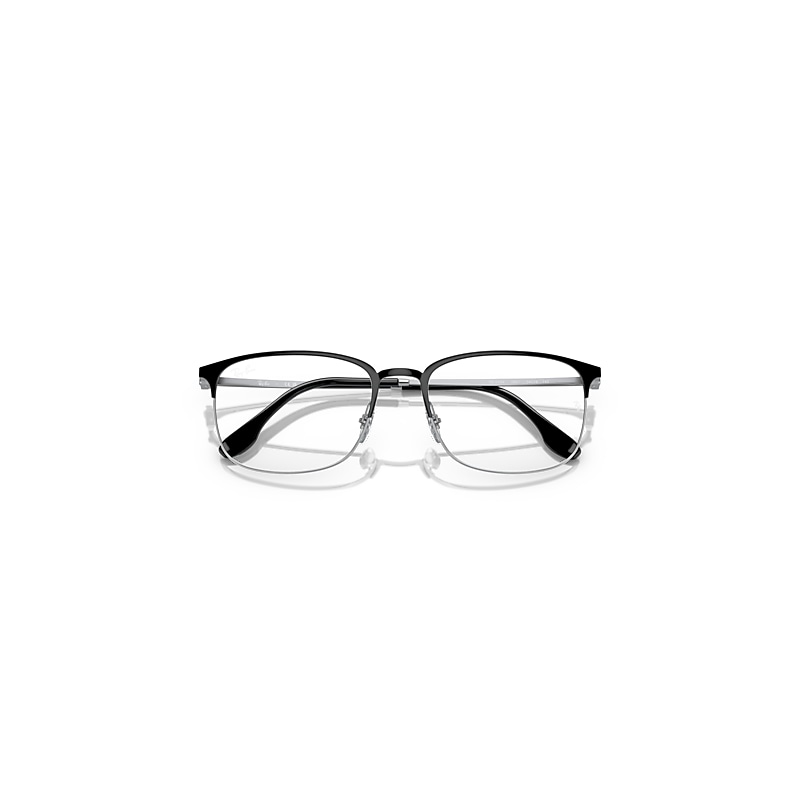 Ray-Ban Rb6494 Optics Optical Silver Frame Clear Lenses Polarized 54-18