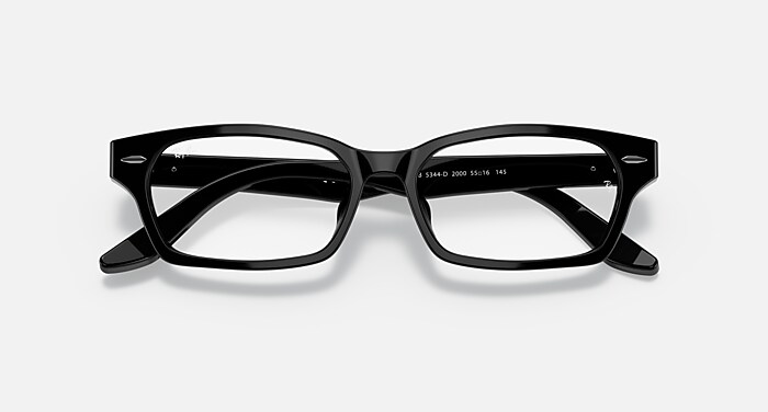 RB5344 OPTICS Eyeglasses with Black and DEMO LENS (55-16