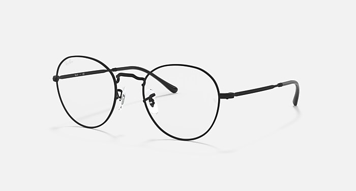 ROUND METAL OPTICS II Eyeglasses with Black and Clear (49-20