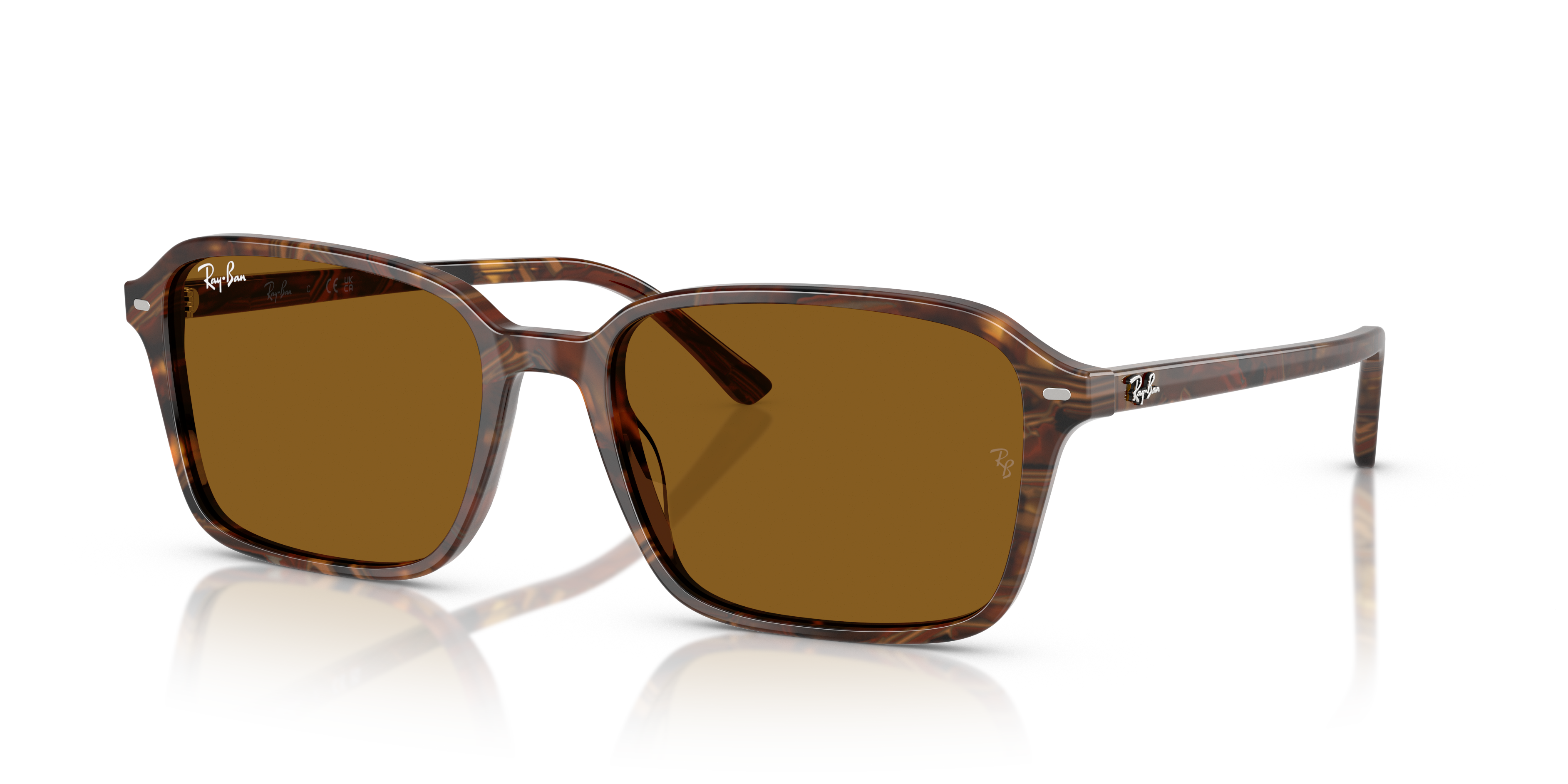 RAIMOND Sunglasses in Transparent Fantasy Brown and B-15 Brown