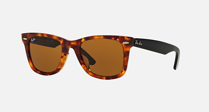 ORIGINAL WAYFARER FLECK Sunglasses in Red Havana and B-15 Brown