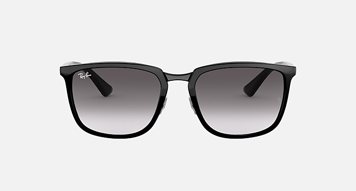 レイバン RB 4303 RB4303 Sunglasses in Black and Grey Gradient (57-19) - RB4303