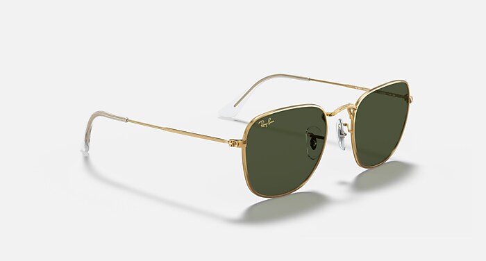 FRANK Sunglasses in Gold and G-15 Green (48-20) - RB3857 | Ray-Ban® US