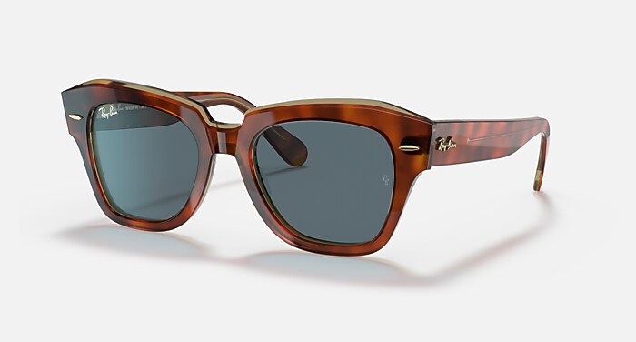 STATE STREET @COLLECTION Sunglasses in Havana On Transparent Beige