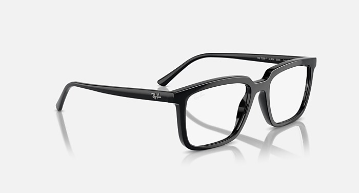 ALAIN OPTICS メガネ ブラック と クリア (54-18) - RB7239F