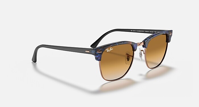 CLUBMASTER FLECK Sunglasses in Brown & Blue and Light Brown