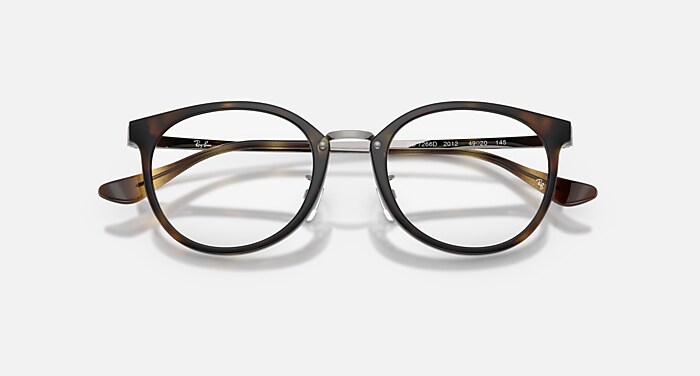 レイバン RB7266D-8472-49 サングラス  メガネ  ハバナ RB7266D OPTICS Eyeglasses with Havana and Clear (49-20) - RB7266D