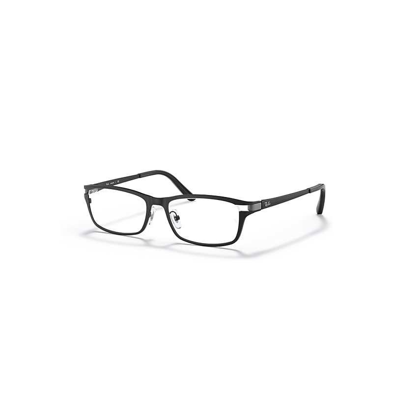 Ray-Ban Eyeglasses Unisex Rb8727 Optics - Black Frame Demo Lens Lenses 54-16