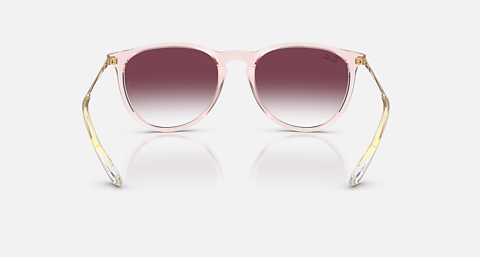 ファンデーション ERIKA ERIKA CLASSIC Sunglasses in Transparent Pink and Clear Gradient