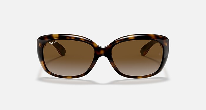 JACKIE OHH Sunglasses in Light Havana and Brown Polarized - RB4101