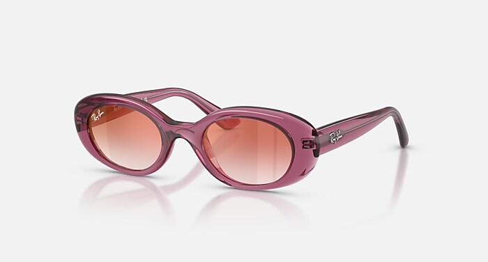 RB9141S KIDS Sunglasses in Transparent Violet and Clear Gradient