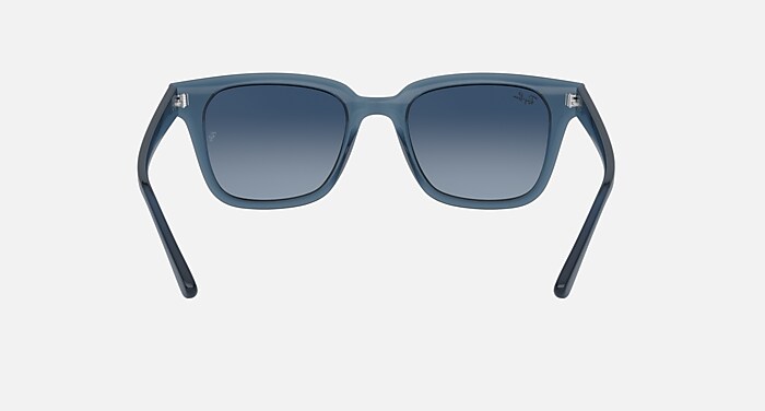 RB4323 Sunglasses in Transparent Dark Blue and Azure/Blue Gradient