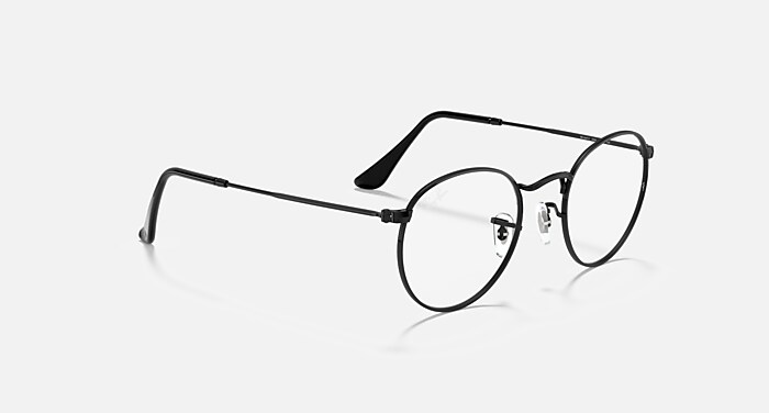 レイバン公式ストア】 Ray-Ban® ROUND METAL OPTICS メガネ | ブラック