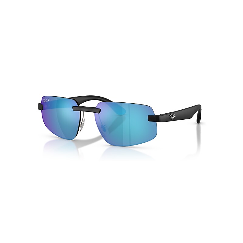 Ray-Ban Unisex Sunglass RB4475 Polarized+ Lenses - Frame color: Sand Black, Lens color: Polarized Green - Image 5