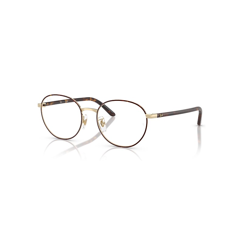 Ray-Ban RX6538D, Havana On Pale Gold Glasses, Mojo Glasses - Image 4