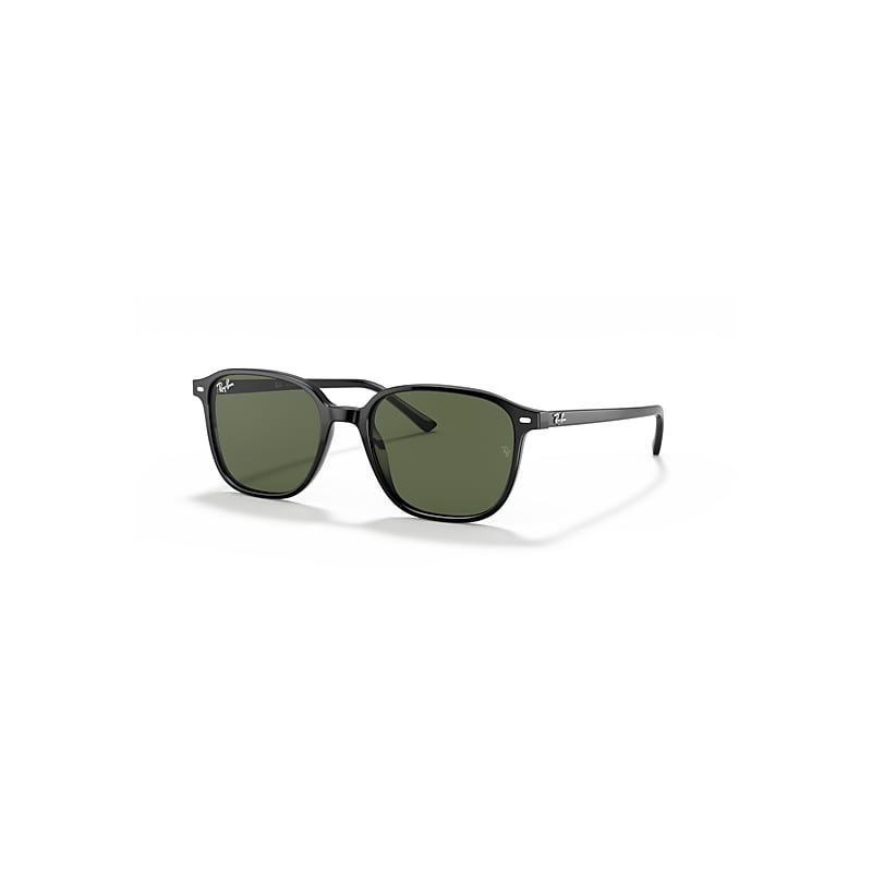 Ray-Ban RB 2193 Leonard Sunglasses - Black - Green Lenses - Acetate - Image 6