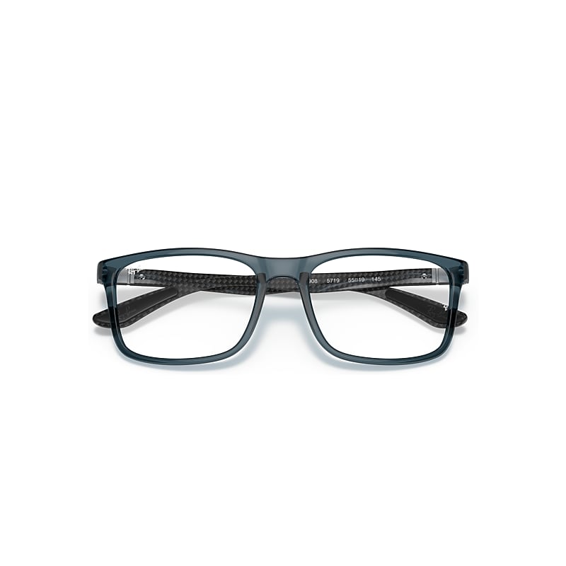 RB8908 OPTICS Polarized Eyeglasses with Transparent Blue and Clear