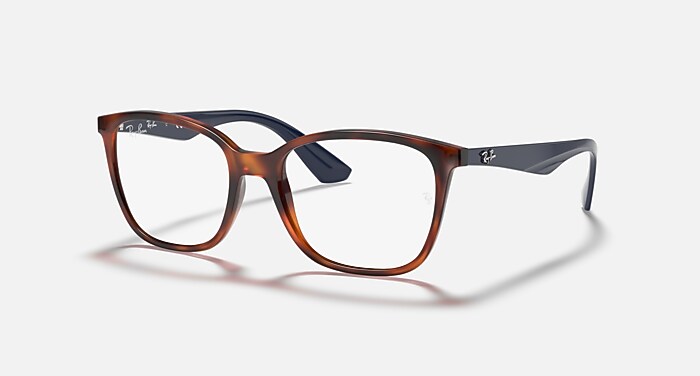 RB7066 OPTICS Polarized Eyeglasses with Light Havana and Clear (52