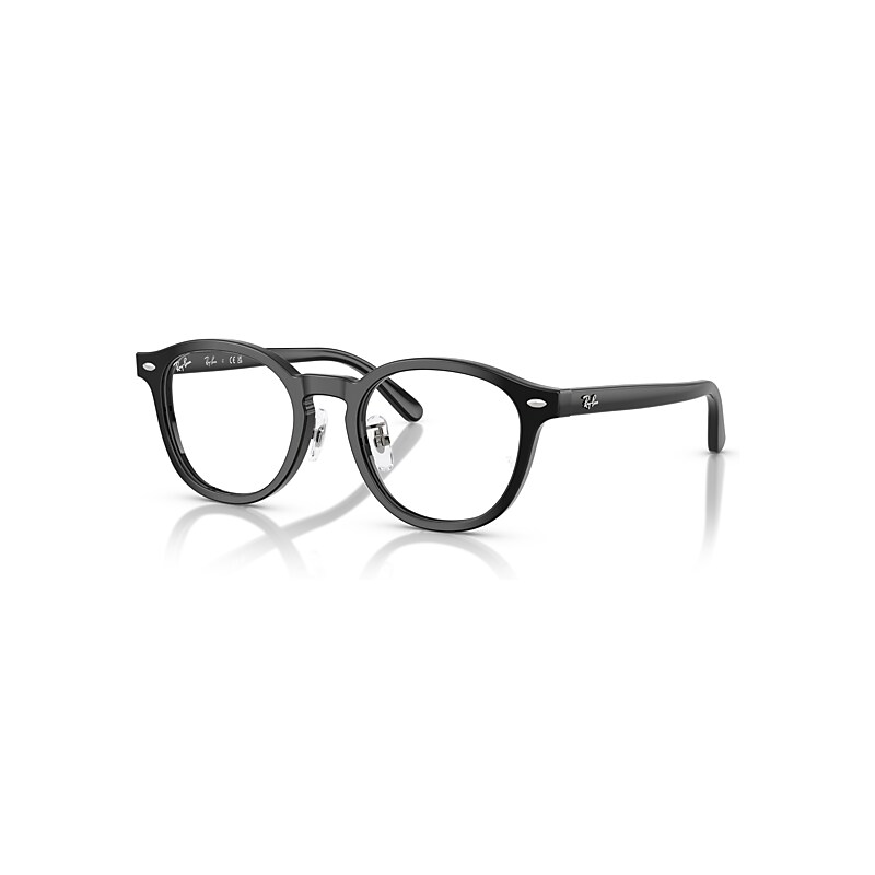 Ray-Ban Eyeglasses Unisex Rb5443d Optics - Black Frame Clear Lenses Polarized 49-20