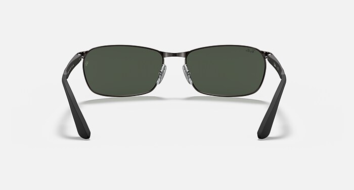 RB3534 Sunglasses in Gunmetal and Green (62-17) - RB3534 | Ray-Ban