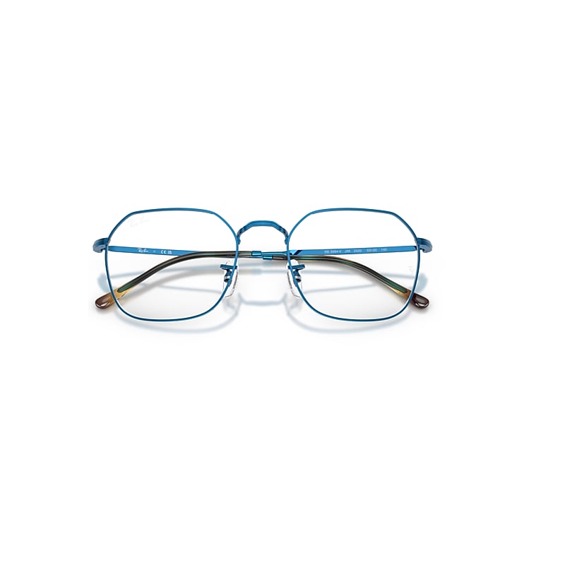 Ray-Ban Jim Optics Optical Blue Frame Clear Lenses Polarized 51-20