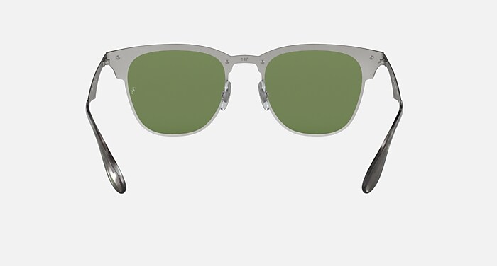 BLAZE CLUBMASTER Sunglasses in Silver and Dark Green/Silver (47-27