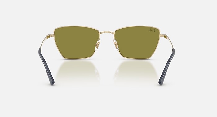 DREA BIO-BASED Sunglasses in Pale Gold and Green - RB3783 | Ray