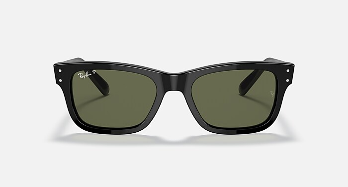 BURBANK Polarized Sunglasses in Black and G-15 Green Polarized (52