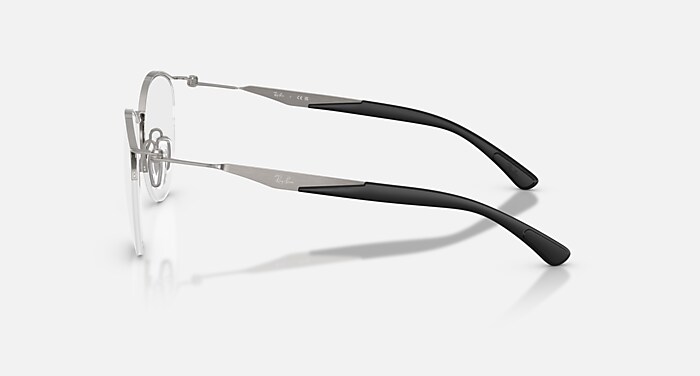 RB7553 OPTICS メガネ ガンメタル と クリア (52-20) - RB7553