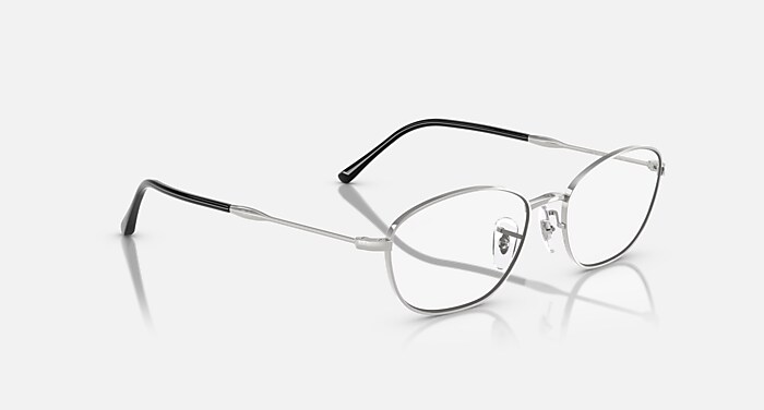 RB3749V OPTICS Eyeglasses with Silver and Clear (53-18) - RB3749V