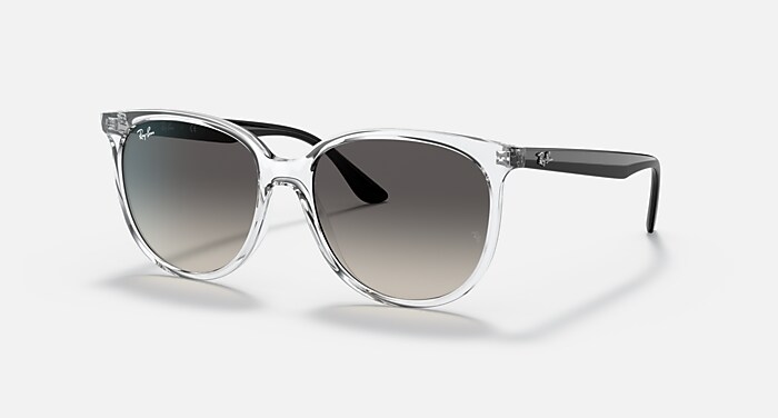 RB4378 Sunglasses in Transparent and Grey Gradient - RB4378 | Ray