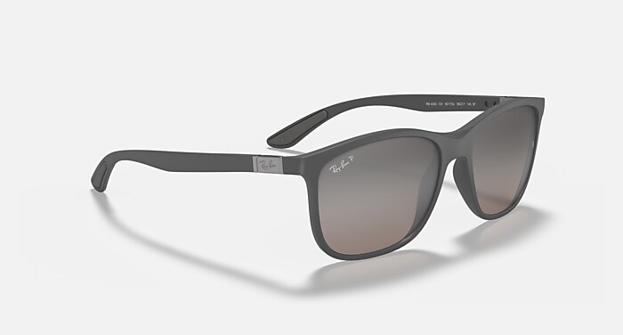 RB4330 POLARIZED+ LENSES Sunglasses in Grey and Silver Polarized+