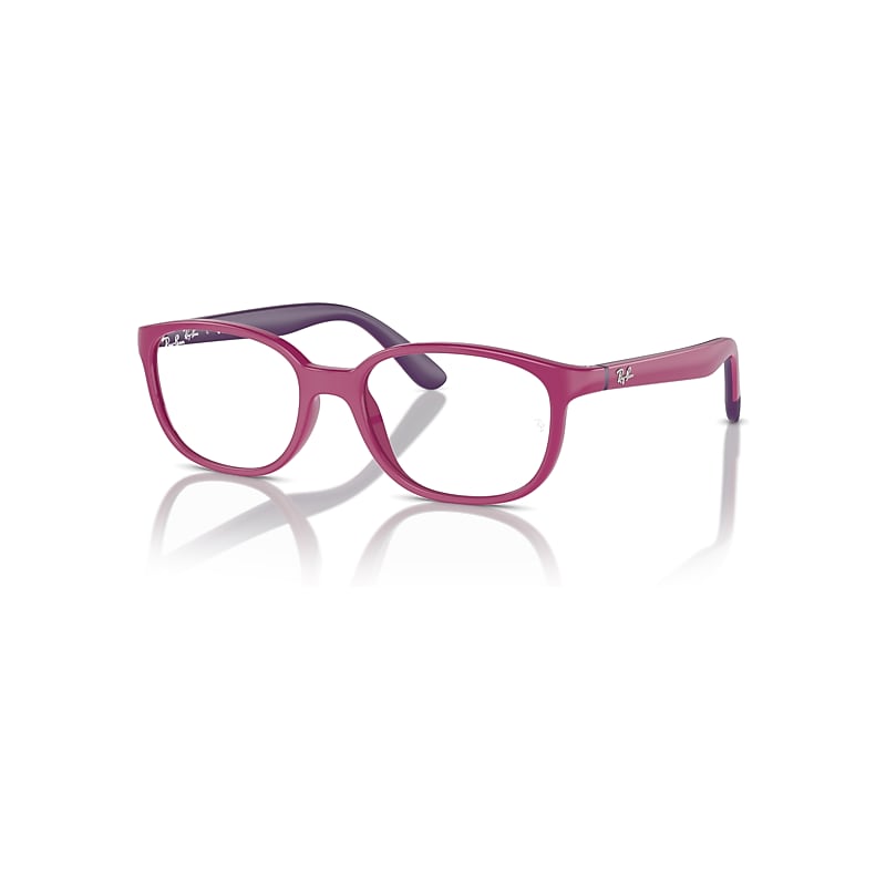 Ray-Ban Eyeglasses Kids  Optics Kids Bio-Based - Fucsia On Violet Frame Clear Lenses 48-16, RB1632