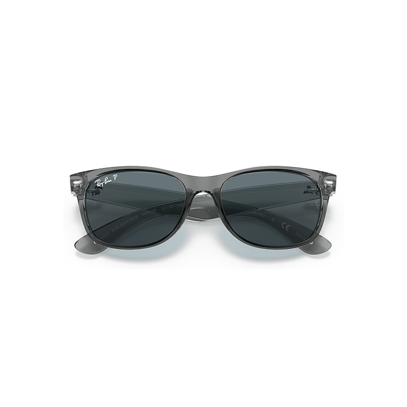 NEW WAYFARER CLASSIC Polarized Sunglasses in Transparent Grey and