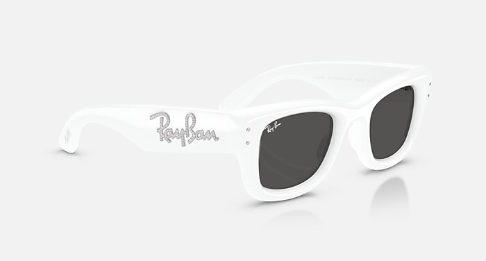 WAYFARER PUFFER CRYSTAL EDITION サングラス ホワイト＆ストラス と
