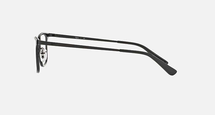 RB6373M Polarized Eyeglasses with Black and Clear (52-20