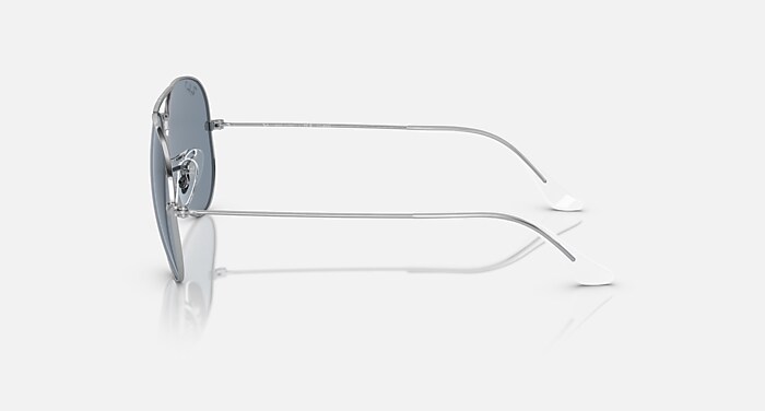 AVIATOR CLASSIC ポラライズド（偏光） サングラス シルバー と ブルー