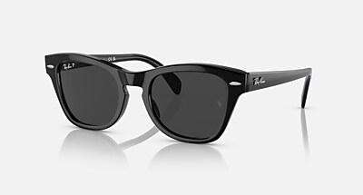 RayBan ブラック サングラス RB0707S Polarized Sunglasses in Black and Black Polarized (50-21