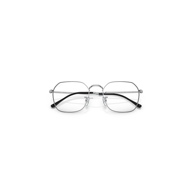 Ray-Ban Jim Optics Optical Silver Frame Clear Lenses Polarized 51-20