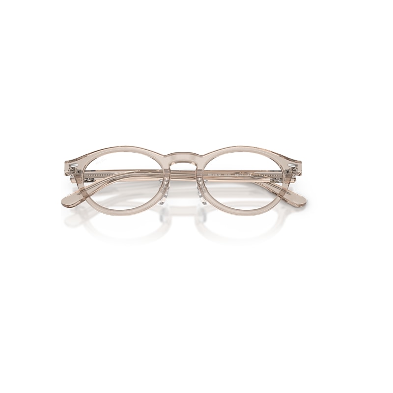 Ray-Ban Rb5457d Optics Optical Transparent Light Brown Frame Transparent Lenses Polarized 48-21