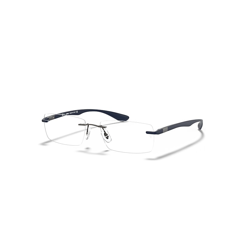 Ray-Ban Eyeglasses   Optics - Sand Blue Frame Clear Lenses 54-17, RB8724