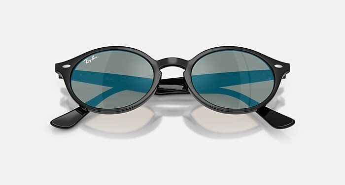 51051● RAYBAN RB4315F 901/71 53□21 150 RB4315 Sunglasses in Black and Blue Mirror (51-21) - RB4315 | Ray